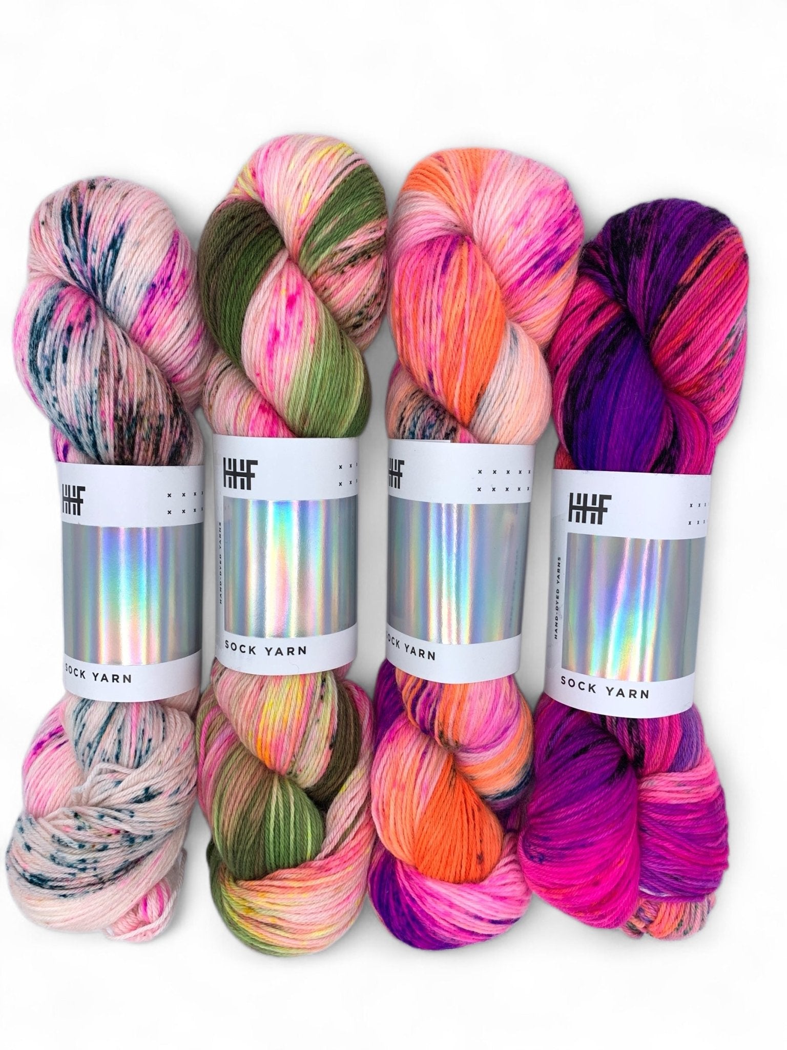 Sock Fade Set 10 POTLUCK – SOCK YARN - Hedgehogfibres