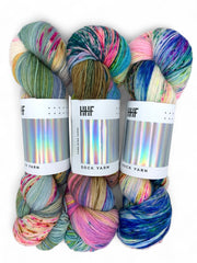 Sock Fade Set 14 POTLUCK – SOCK YARN - Hedgehogfibres