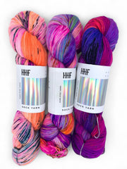 Sock Fade Set 22 POTLUCK – SOCK YARN - Hedgehogfibres