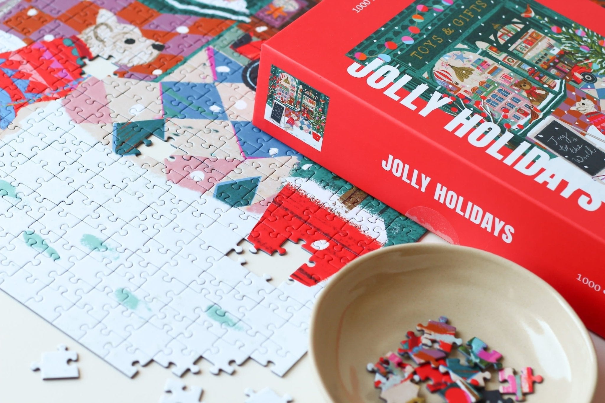 Puzzle Jolly Holidays, 1000 pièces - Piecely Puzzles
