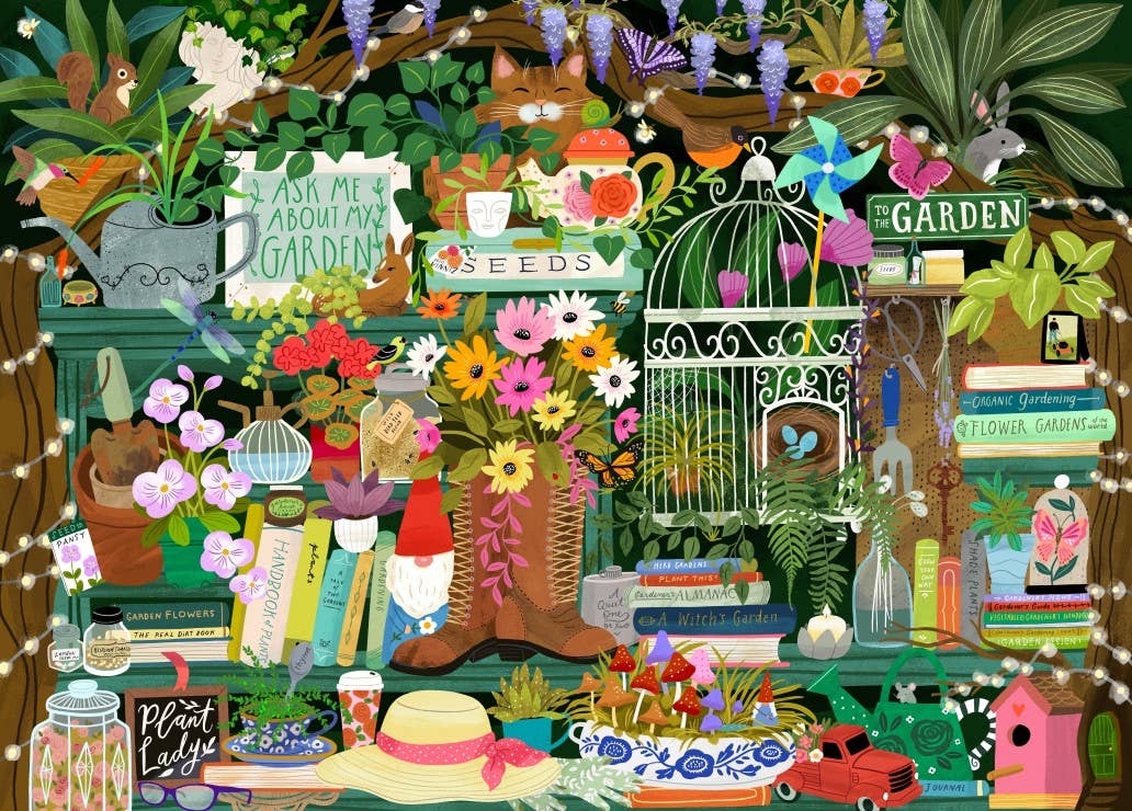 Puzzle « La bibliothèque d'un jardinier » – Pieces & Peace – 1 500 pièces - Pieces & Peace