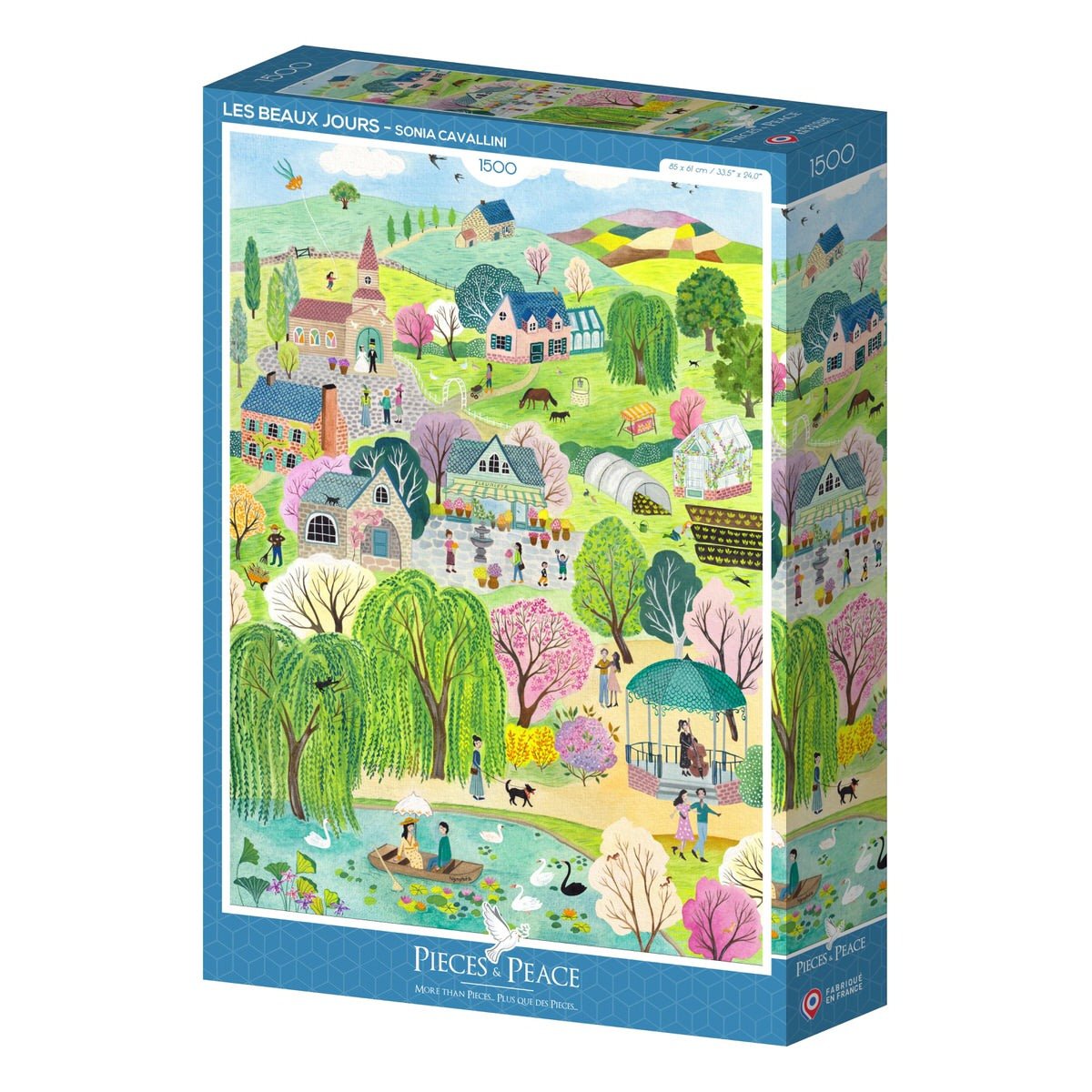 Puzzle Les Beaux Jours 1500 Pièces - Pieces & Peace