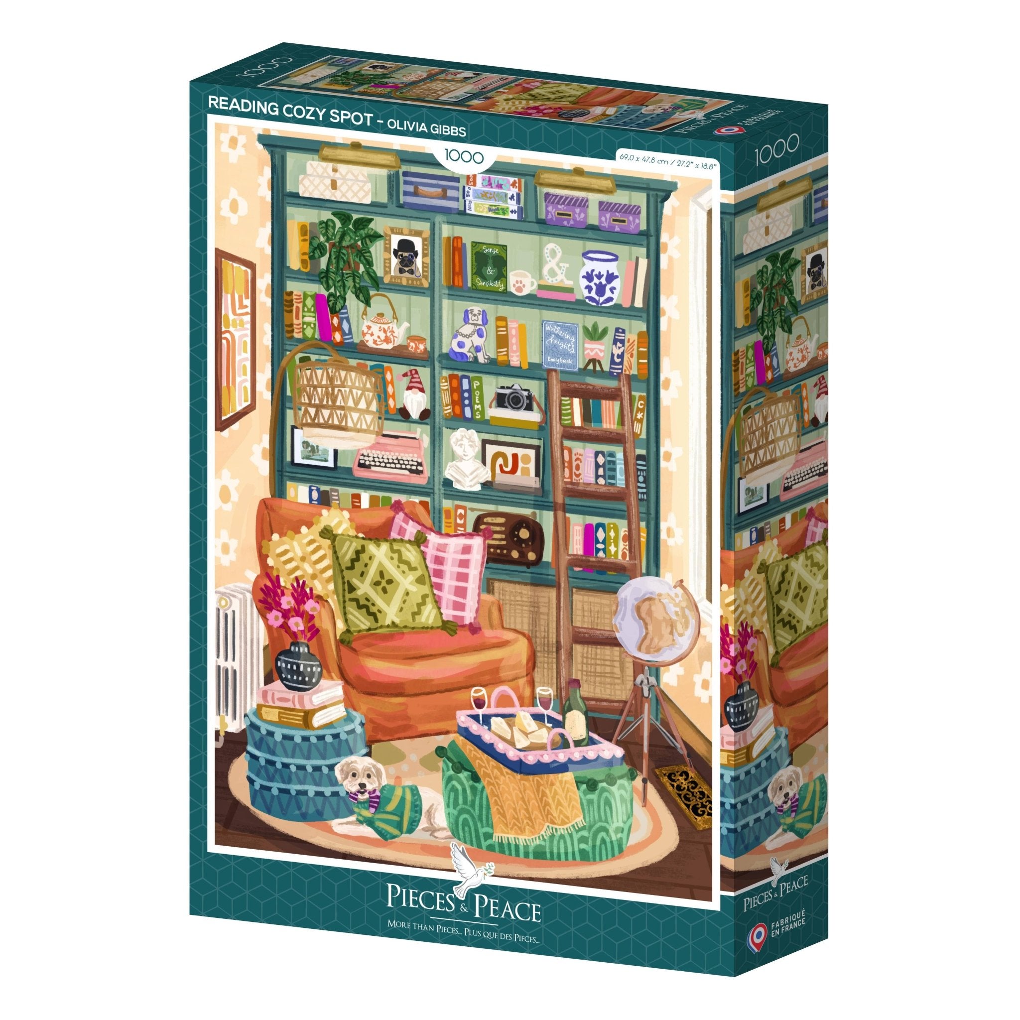 Puzzle Reading Cozy Spot – Pieces & Peace – 1000 pièces - Pieces & Peace