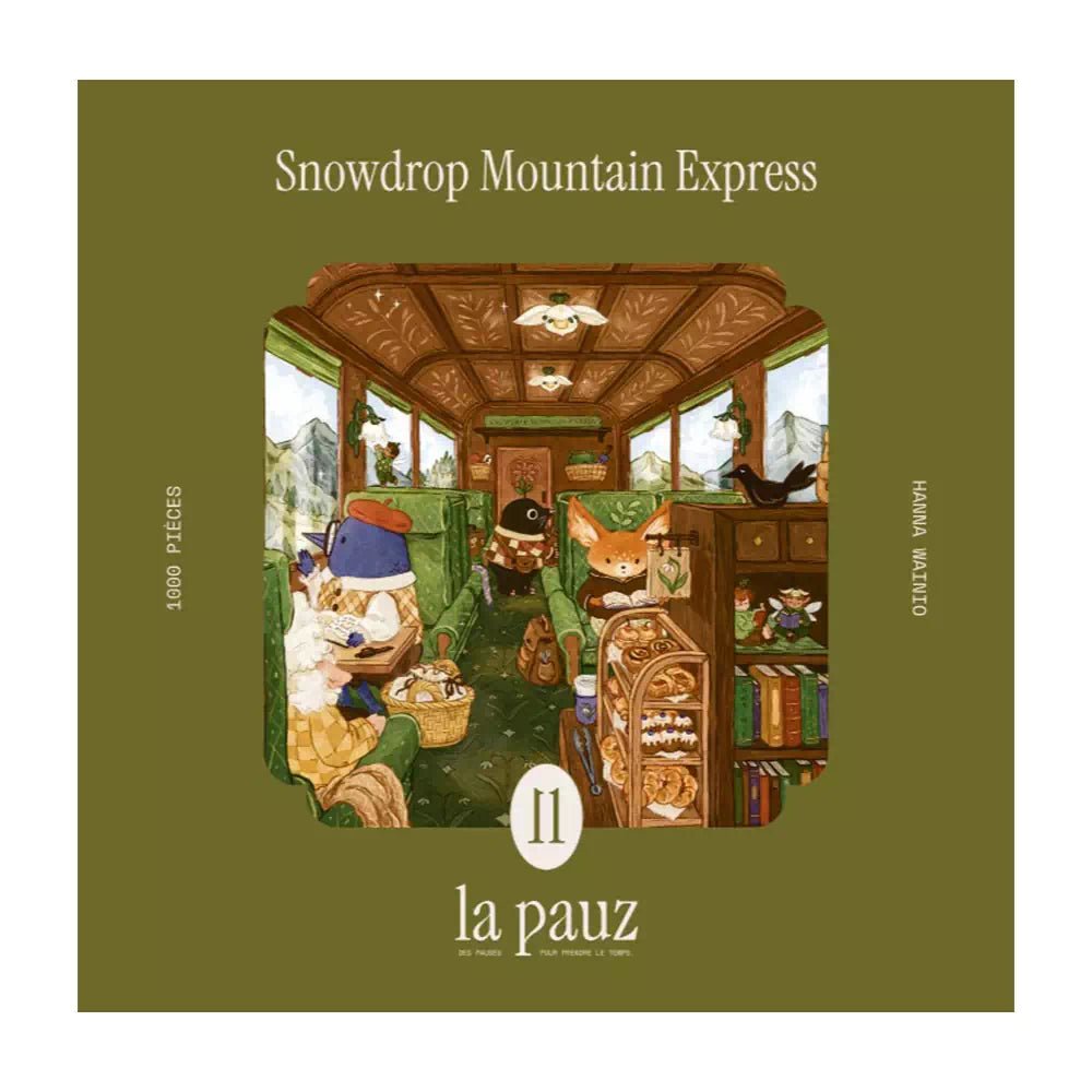Puzzle Snowdrop Mountain Express – La Pauz – 1000 pieces - Trevell