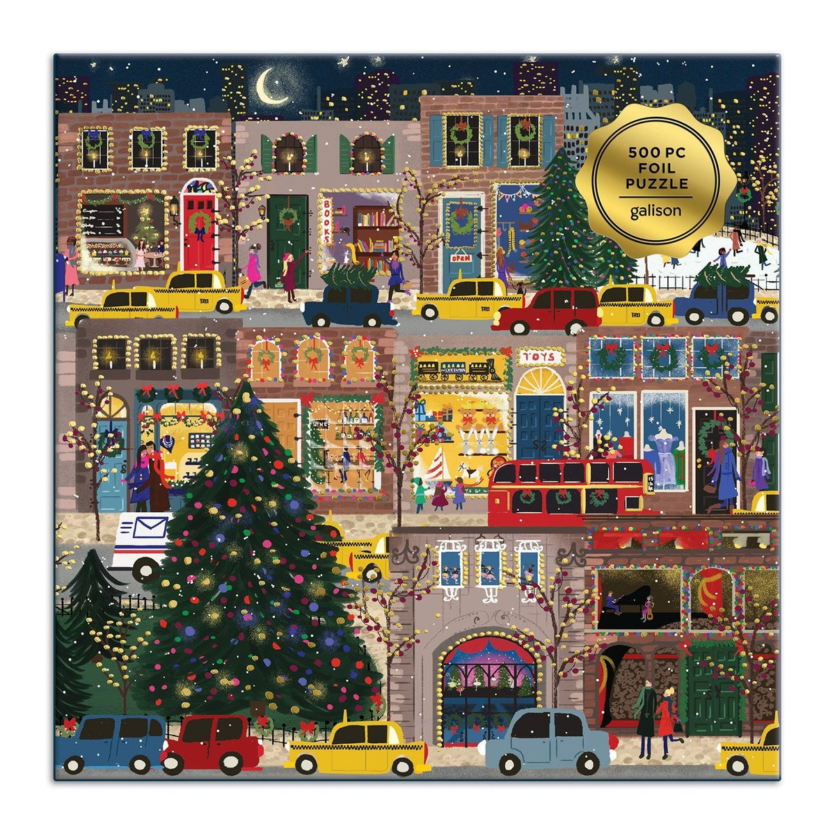 Puzzle Winter Lights 500 Piece - Galison - Galison
