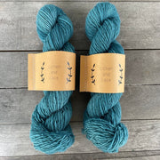 Teal Tide Rustic Heather Sport - Lichen and Lace