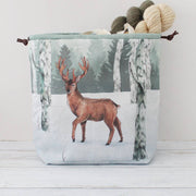 Finn le cerf Sock Size Sac à projets tricot The Blue Rabbit House - The Blue Rabbit House