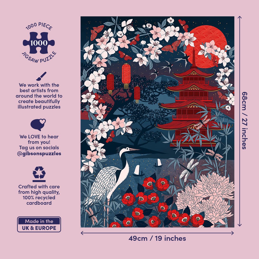 Sakura Heights 1000 Pièces – The Art File / Gibsons - Gibsons