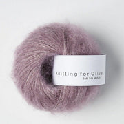 Artichoke Purple Soft Silk Mohair - Knitting for Olive
