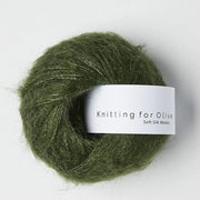 Bottle Green Soft Silk Mohair - Knitting for Olive