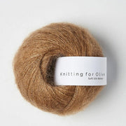 Brown Nougat Soft Silk Mohair - Knitting for Olive