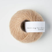 Mushroom Rose Soft Silk Mohair - Knitting for Olive
