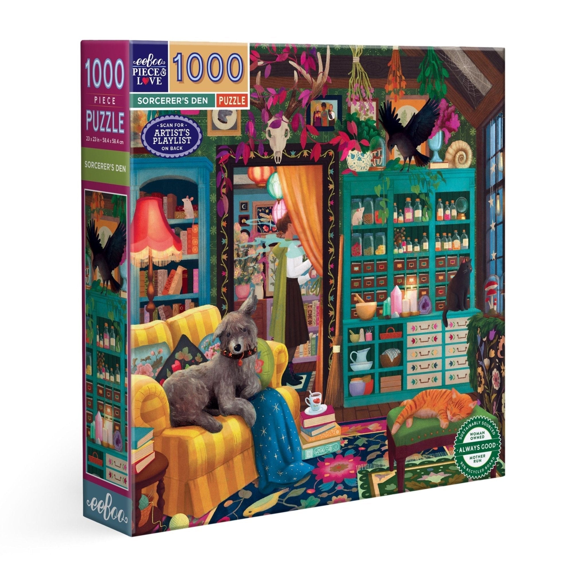 Sorcerer's Den 1000 Pièces – Eeboo - Eeboo