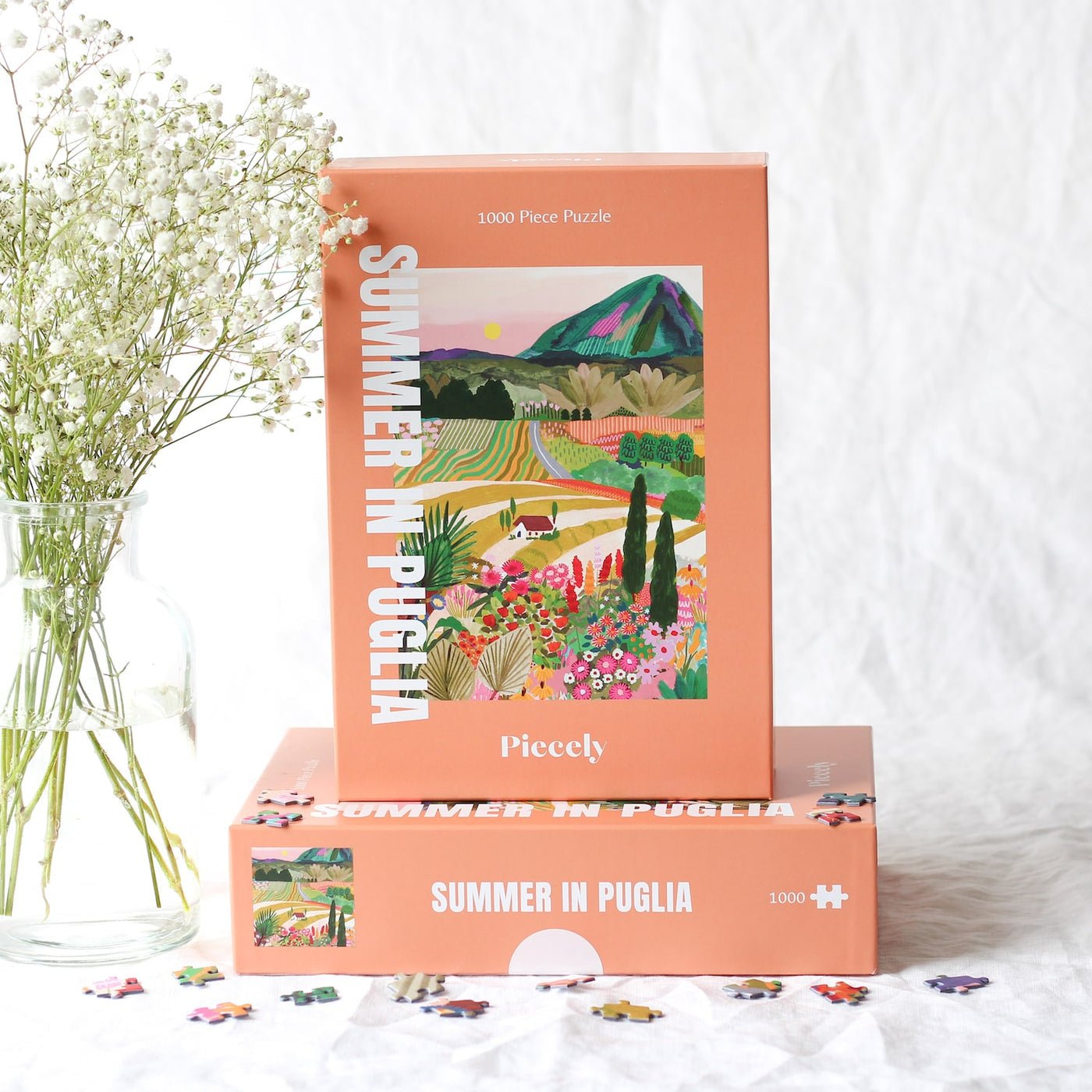 Summer in Puglia, 1000 Pieces - Piecely Puzzles