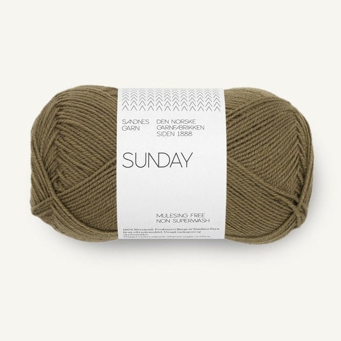 9873 - Dark Olive Sunday - Sandnes Garn