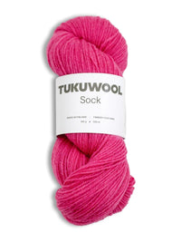 Tukuwool Sock 43 - Hot Pink - Tukuwool