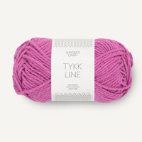 TYKK LINE 4626 - shocking - pink - Sandnes Garn