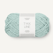 7720 - bla - mint TYKK LINE - Sandnes Garn