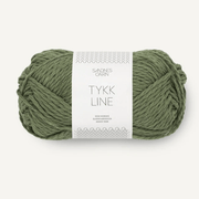 9062 - olivengronn TYKK LINE - Sandnes Garn