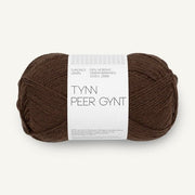 3082 - Mork Brun Tynn Peer Gynt - Sandnes Garn