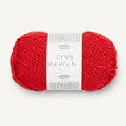 4018 - Scarlet Red Tynn Peer Gynt - Sandnes Garn