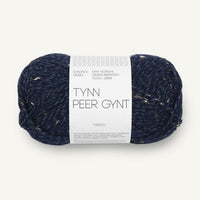 TYNN PEER GYNT 5585 - Marinebla/Natur Tweed - Sandnes Garn