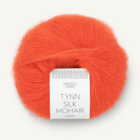 3818 - Mandarine Tynn Silk Mohair - Sandnes Garn