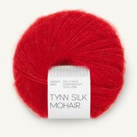 Tynn Silk Mohair 4219 - True Red - Sandnes Garn