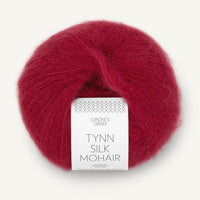TYNN SILK MOHAIR 4236 - Rouge foncé - Sandnes Garn