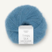 6042 - Bleu clair foncé Tynn Silk Mohair - Sandnes Garn