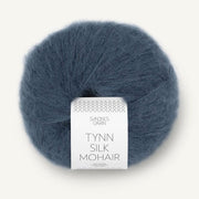 6081 - Denim Tynn Silk Mohair - Sandnes Garn