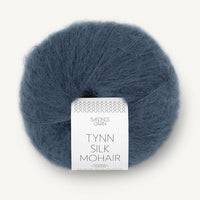 6081 - Denim Tynn Silk Mohair - Sandnes Garn
