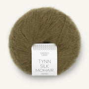 9873 - Dark Olive Tynn Silk Mohair - Sandnes Garn