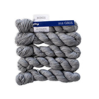 Ultimate Sock Minis 212 - Gris - Malabrigo
