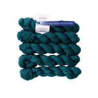 Ultimate Sock Minis 412 - Teal Feather - Malabrigo