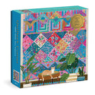Victoria Ball Quilter's Corner 1000 Piece Foil Puzzle - Galison