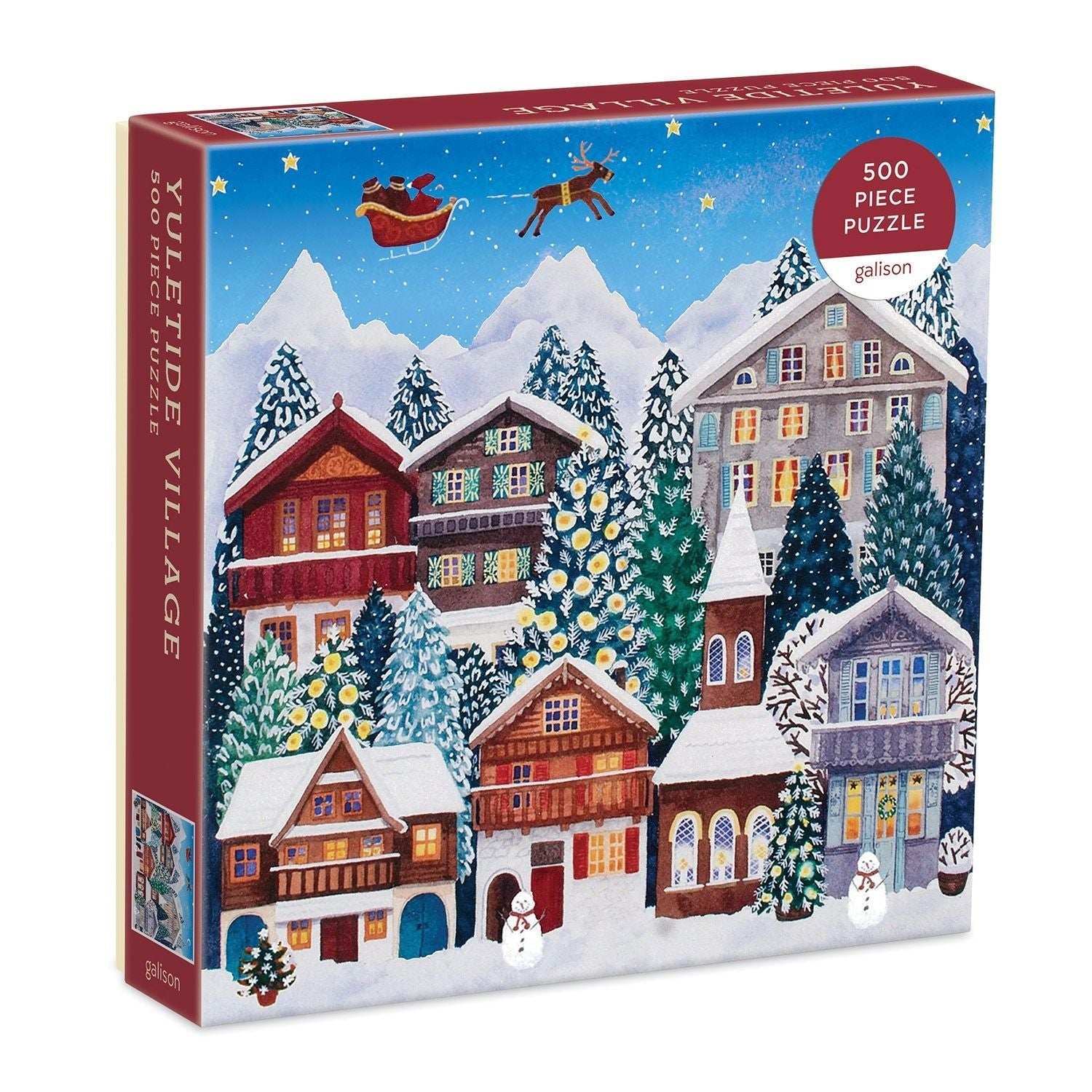 Yuletide Village 500 Piece Puzzle - Galison