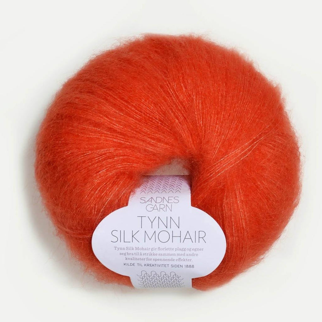 TYNN SILK MOHAIR 3818-Mandarine - Sandnes Garn