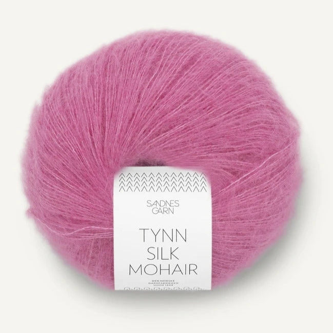 TYNN SILK MOHAIR 4626-Shocking Pink - Sandnes Garn
