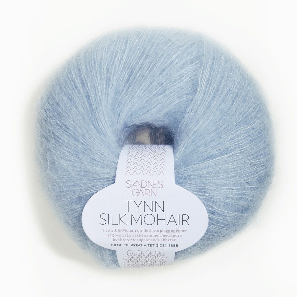 TYNN SILK MOHAIR 6012-Bleu clair - Sandnes Garn