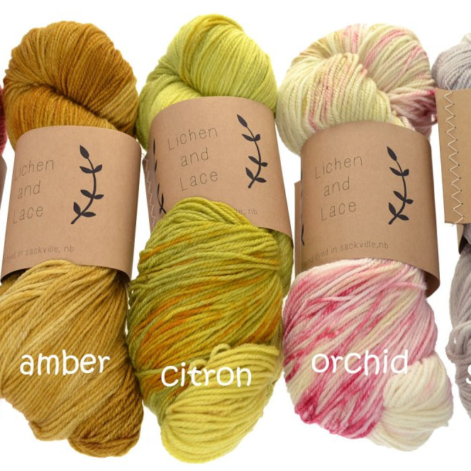 80/20 SOCK Amber - Lichen and Lace