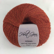 Burnt Orange Titicaca Alpaga - Holstgarn - Holstgarn