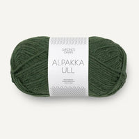 Alpakka Ull 8082-Skoggronn - Sandnes Garn