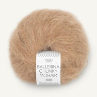 BALLERINA CHUNKY MOHAIR 3031-Camel - Sandnes Garn