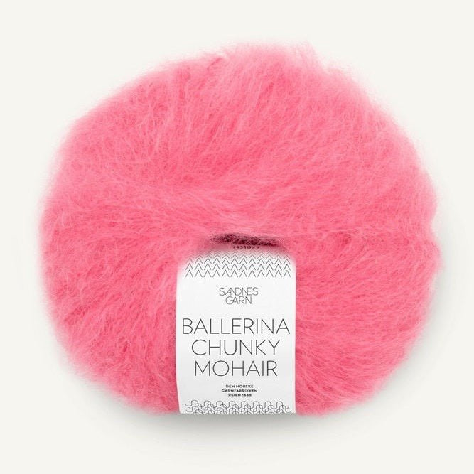 BALLERINA CHUNKY MOHAIR 4315-Bubblegum Pink - Sandnes Garn