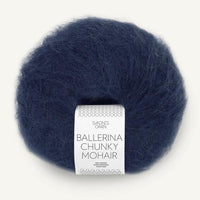 BALLERINA CHUNKY MOHAIR 5581-Dyp Marine - Sandnes Garn