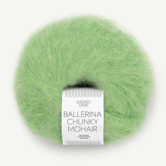 BALLERINA CHUNKY MOHAIR 8733-Spring Green - Sandnes Garn