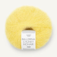 BALLERINA CHUNKY MOHAIR 9004-Lemon - Sandnes Garn