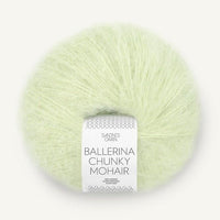 BALLERINA CHUNKY MOHAIR 9011-Tender Greens - Sandnes Garn
