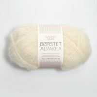 Børstet Alpakka 1012-Natur - Sandnes Garn